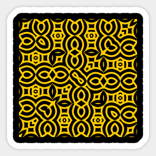 abstract pattern Sticker